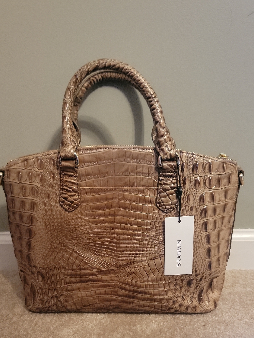 NWT Brahmin Duxbury Satchel Riviera